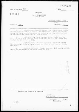 COMNAVFOR FIJI ISLANDS - War Diary, 4/1/43 to 6/20/43