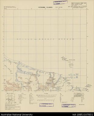 Indonesia, Dutch New Guinea, Koemamba Eilanden, Series: HIND 644, 1946, 1:250 000