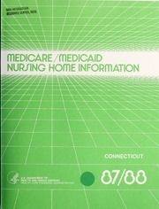Medicare/Medicaid nursing home information, 1987-1988