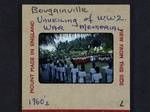 Unveiling of WW2 memorial, Bougainville, [Papua New Guinea], c1960 to 1969