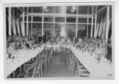 Reynolds Family at Banquet Table image from Voyage of the Phoenix Collection item number PVPIC069