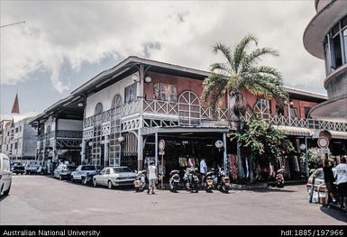 French Polynesia - Street market, Papeete