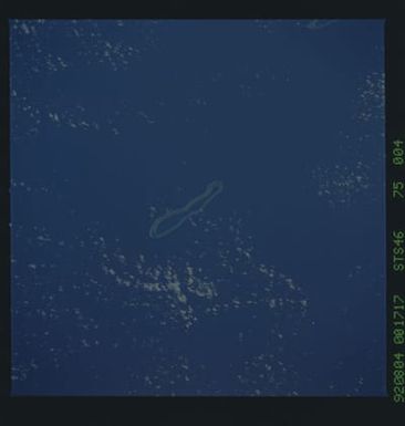 S46-75-004 - STS-046 - Earth observations taken from the shuttle orbiter Atlantis during STS-46