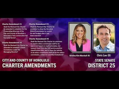 Election 2020 | Honolulu Charter Amendments | State Senate District 25 | INSIGHTS ON PBS HAWAIʻI