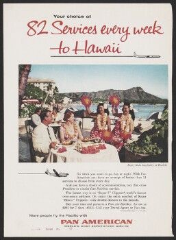 Your choice of 82 Services every week to Hawaii