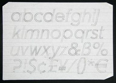 Churchward Legible Light Italic Sketch