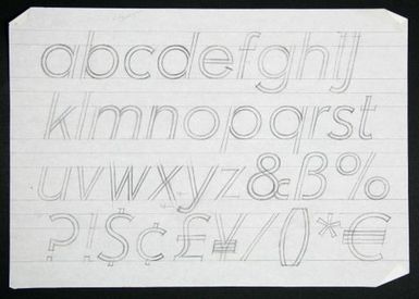 Churchward Legible Light Italic Sketch