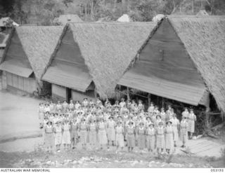 THE SEVENTEEN MILE, PORT MORESBY, NEW GUINEA. 1943-07-03. NURSES OF THE 2/9TH AUSTRALIAN GENERAL HOSPITAL. SHOWN : NFX70264 LIEUTENANT H.M. MILLS (1); QB/118 MRS V.H. MORTON, RED CROSS, (2); ..