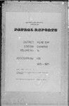 Patrol Reports. Milne Bay District, Samarai, 1970 - 1971