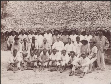 Clergy and teachers of Florida, Solomon Islands, 1906 / J.W. Beattie