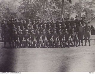 TOROKINA, SOUTH BOUGAINVILLE ISLAND, 1945-10-19. UNIDENTIFIED NON COMMISSIONED OFFICERS OF THE 29TH BRIGADE. (PHOTOGRAPHER PTE P. SPIDEN)