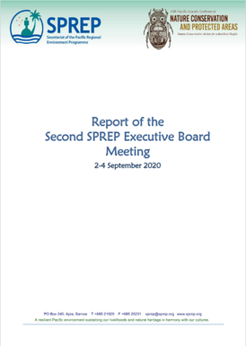 Report of the second SPREP Executive Board Meeting 2-4 September 2020