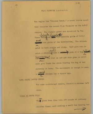 [News Script: Fiji Olympics]