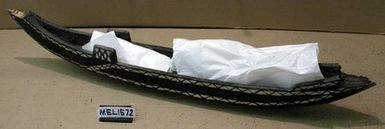 Model canoe