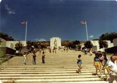 Steps of the National Memorial Cemetary of the Pacific