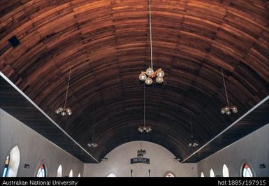 French Polynesia - Temple at Faanui - interior