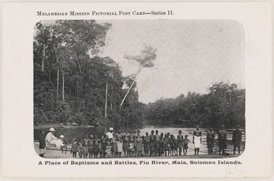 A Place of Baptisms and Battles, Fiu River, Mala, Solomon Islands