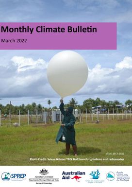 COSPPac Monthly Climate Bulletin, March 2022.