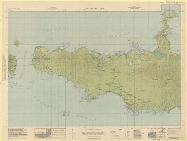 Western New Britain : provisional map / prepared under the direction of the Chief Engineer, GHQ, SWPA ; reproduced by Base Map Plant, GHQ, October 1943 ; reprinted by BMP, US Army, GHQ, SWPA, December 1943