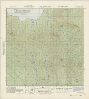 New Britain, provisional map (Rottock Bay)