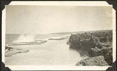 Blowholes and raised coral, Tongatabu, Tonga, 1929, 2 / C.M. Yonge