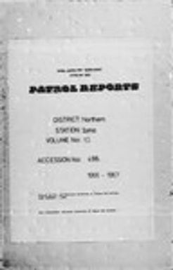 Patrol Reports. Northern District, Ioma, 1966 - 1967