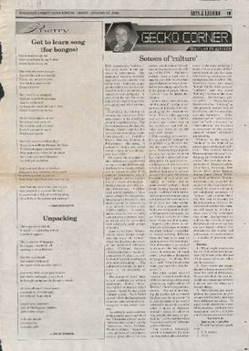 Samuel Gugliotta Senses of 'culture' Marianas Variety. Guam Edition, Friday January 27, 2006.