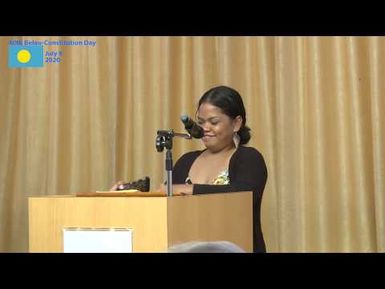 40th Belau Constitution Day Ceremony (July 09, 2020)