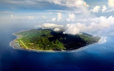 The island of Rarotonga