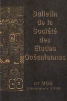 Bulletin de la Société des Études Océaniennes numéro 268