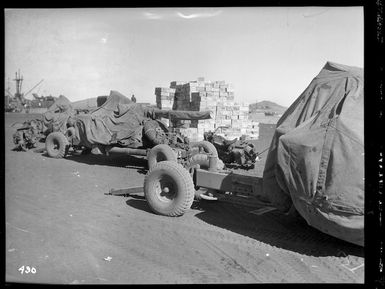 Equipment and supplies for World War 2 New Zealand forces, New Caledonia