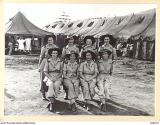 RABAUL, NEW BRITAIN. 1945-10-17. AUSTRALIAN ARMY NURSING SERVICE SISTERS OF 105 CASUALTY CLEARING STATION