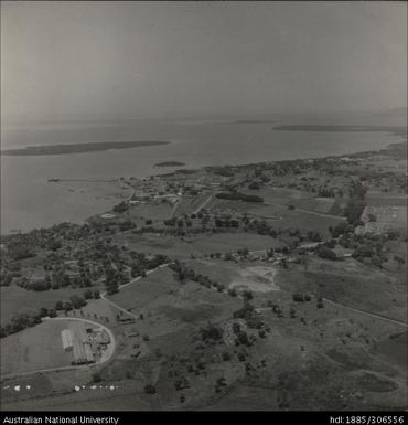Aerial views of fields and crops