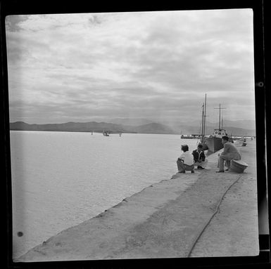 Qantas Catalina flying boat, Noumea Harbour, New Caledonia