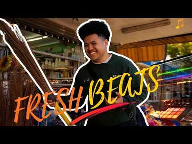 Can Hales Make A Beat With A Sasa Broom? | Fresh Beats