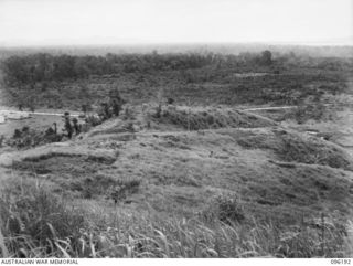 WIRUI MISSION, WEWAK AREA, NEW GUINEA, 1945-09-07. TOPOGRAPHICAL VIEW OF THE FEATURE WHERE PRIVATE E. KENNA VC, NO.5 SECTION, NO.8 PLATOON, 2/4 INFANTRY BATTALION EARNED THE VICTORIA CROSS ON THE ..