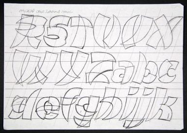 Churchward Chinajap Supabold Italic Sketch