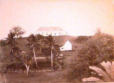 White Building on a Hillock