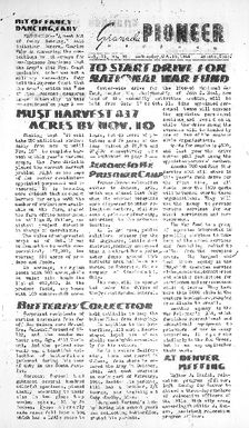 Granada Pioneer Vol. II No. 99 (October 18, 1944)