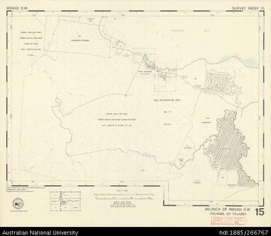 Papua New Guinea, Megigi SW, Survey Index 15, 1:50 000, 1972