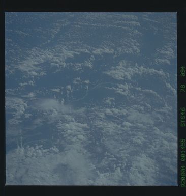 S46-78-094 - STS-046 - Earth observations from the shuttle orbiter Atlantis during STS-46