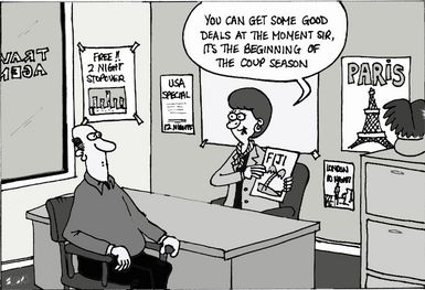 Ekers, Paul, 1961-:"You can get some good deals at the moment sir, its the beginning of the season" 3 November 2006