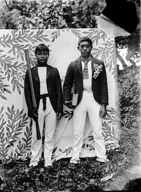 Two young men from Titikaveka