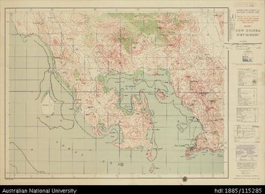 Papua New Guinea, Port Moresby, Artillery series, 1:25 000, 1943