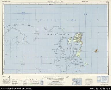 Papua New Guinea, Trobriand Islands, Series: AMS T504, Sheet SC 56-1, 1966, 1:250 000