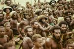 Crowd gathered during United Nations Visiting Mission visit, Western Highlands, [Papua New Guinea], 1965