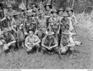 RAMU VALLEY, NEW GUINEA. 1944-01-16. PERSONNEL OF NO. 11 PLATOON, "B" COMPANY, 57/60TH INFANTRY BATTALION