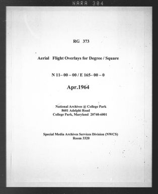 Overlay indexes for degree square 11N165E