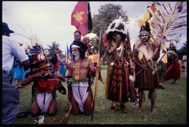 South Pacific Festival of the Arts, Apia, 1996. Performers from Papua New Guinea