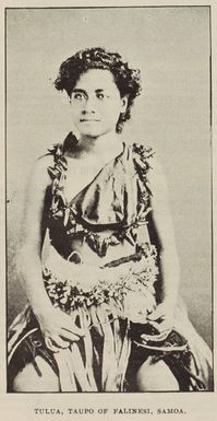 Tulua, Taupo of Falinesi, Samoa